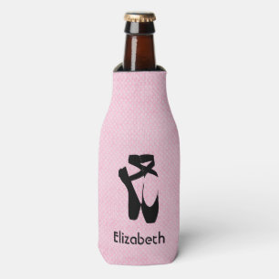 Personalisierte Black Ballet Shoes En Point Flaschenkühler