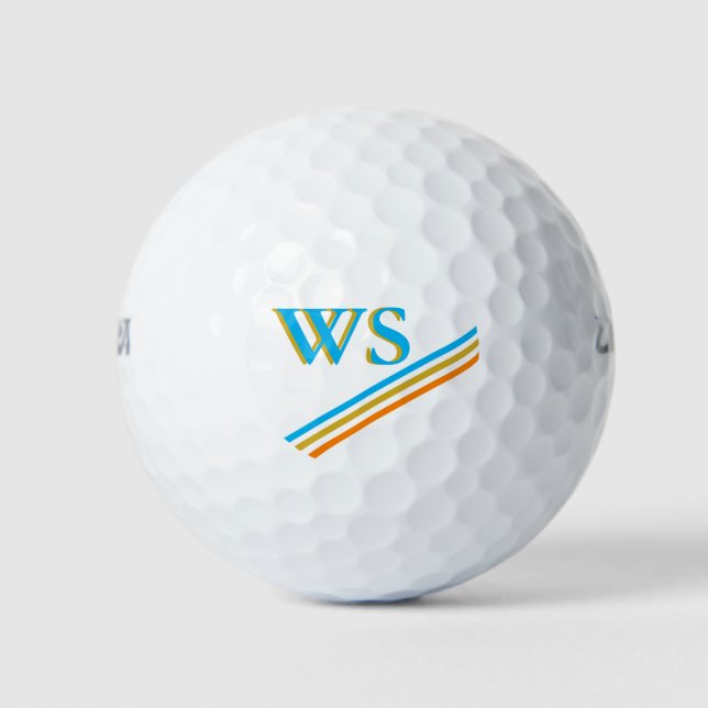 Personalisierte Black Leather Golf Head Cover Golfball (Vorderseite)