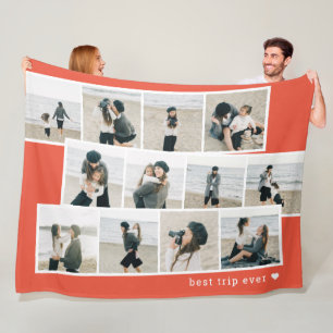 Personalisierte Blankette für Fotos Fleecedecke