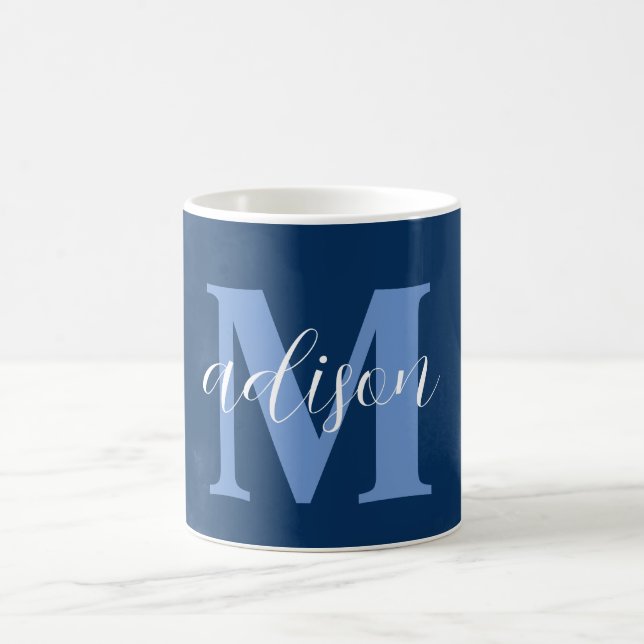 Personalisierte blaue Cloud-Tasse Kaffeetasse (Mittel)