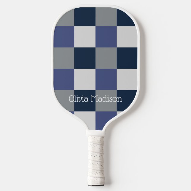Personalisierte blaugraue Karton-Tafel Pickleball Schläger (Vorderseite)