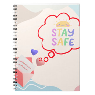 Personalisierte Bleibe Spiral-Notebook-Journale Notizblock