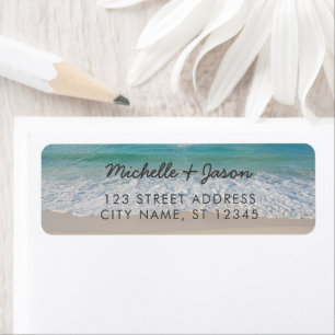 Personalisierte Blue Ocean Summer Beach Waves