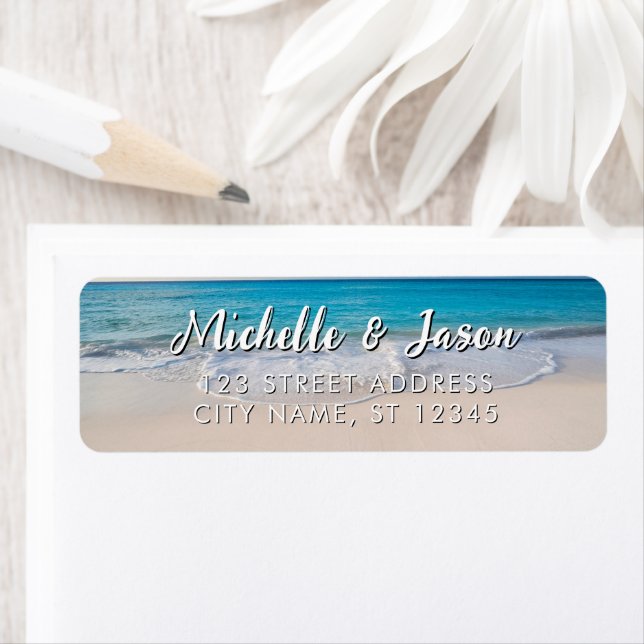 Personalisierte Blue Ocean Summer Beach Waves (Insitu)
