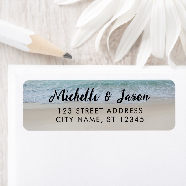 Personalisierte Blue Ocean Summer Beach Waves (Insitu)