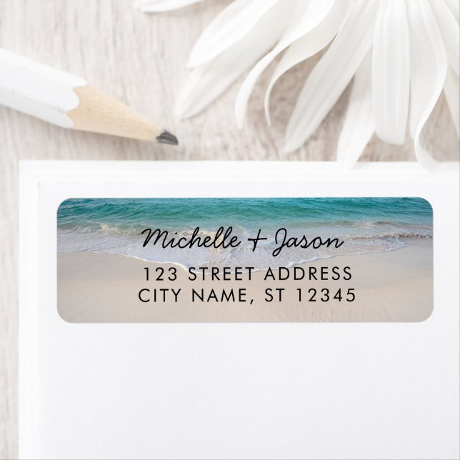 Personalisierte Blue Ocean Summer Beach Waves (Insitu)