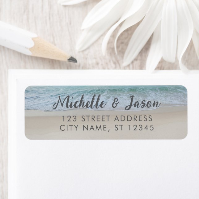 Personalisierte Blue Ocean Summer Beach Waves (Insitu)