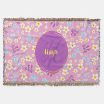 personalisierte Blume, Bugs und Blasenmuster