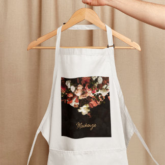 Personalisierte Blume im Herbst Stilisierte Printw Schürze