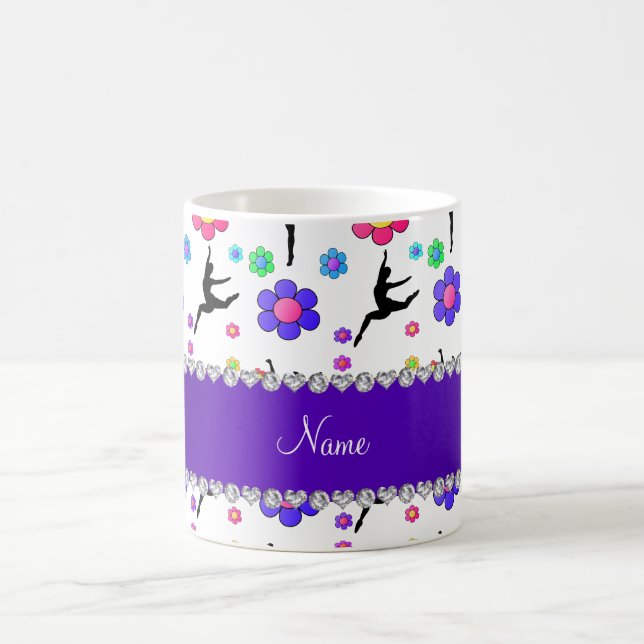 Personalisierte Blume Kaffeetasse (Mittel)