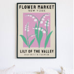 Personalisierte Blume Markt Geburtsstunde Blume Pr Poster<br><div class="desc">Dieser Kunstdruck ist im Stil eines Blume Market Poster. Die Blume sind die Lily of the Valley, die die Blume der Geburt für Mai. Es gibt Raum, um den Text zu personalisieren, um den Ort zu einem für Sie bestimmten Ort zu ändern und den Untertitel zu jemandes Namen oder Geburtsdatum....</div>