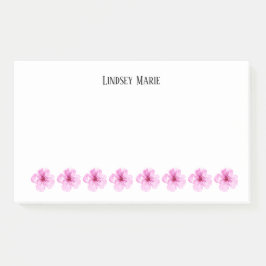 PERSONALISIERTE BLUME POST-IT KLEBEZETTEL