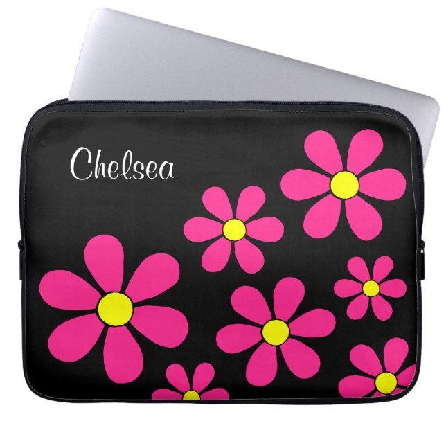 Personalisierte Blume Power Notebook-Sieb Laptopschutzhülle (Vorderseite)