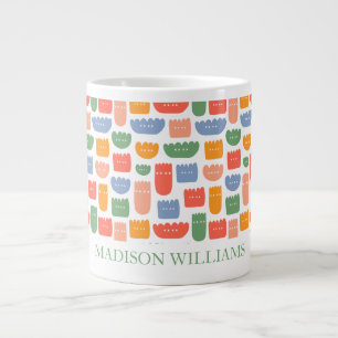 Personalisierte Blume Tasse Individuelle Name Gi