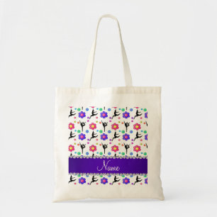 Personalisierte Blume Tragetasche