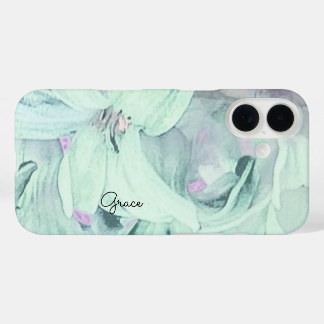 Personalisierte Blumen  Case-Mate iPhone Hülle (Rückseite (Horizontal))