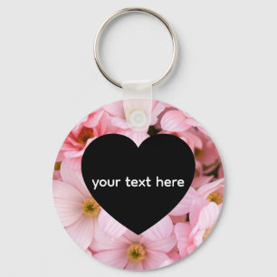 personalisierte Blumen Schlüsselanhänger