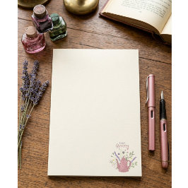 Personalisierte Blumen- und Teekannen-Post-it-Noti Post-it Klebezettel