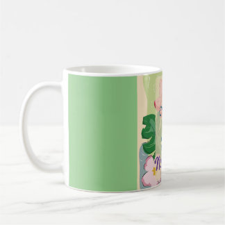 Personalisierte Blumenbeete Tasse