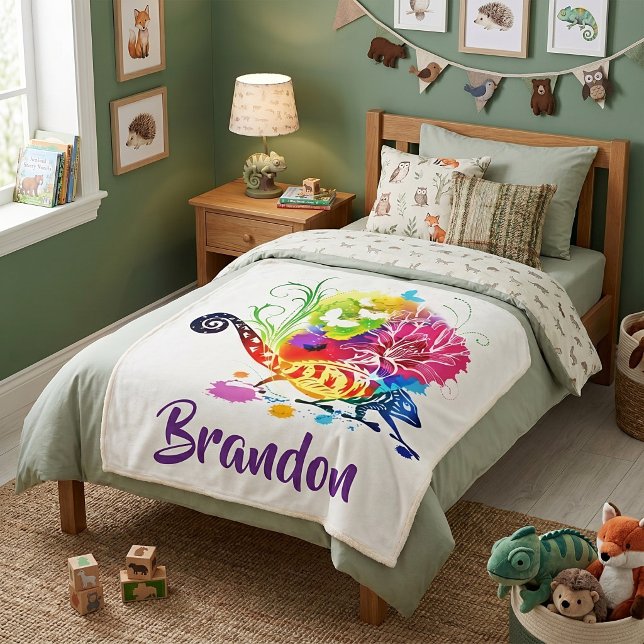Personalisierte Blumeneidechse Sherpadecke (Von Creator hochgeladen)