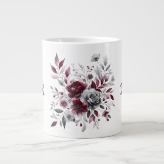 Personalisierte Blumengefäß-Kaffeetasse Jumbo-Tasse