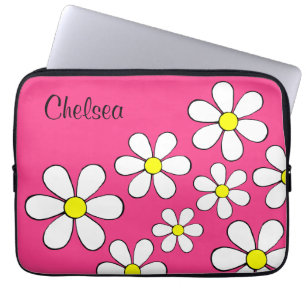 Personalisierte Blumenkraft-Laptop-Hülle Laptopschutzhülle