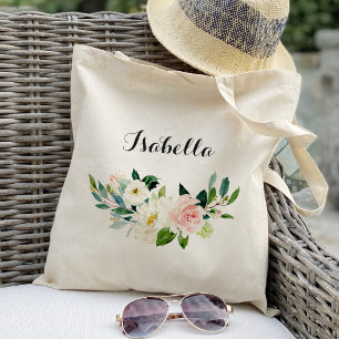 personalisierte Blumentoilette Bridesmaid Tragetasche