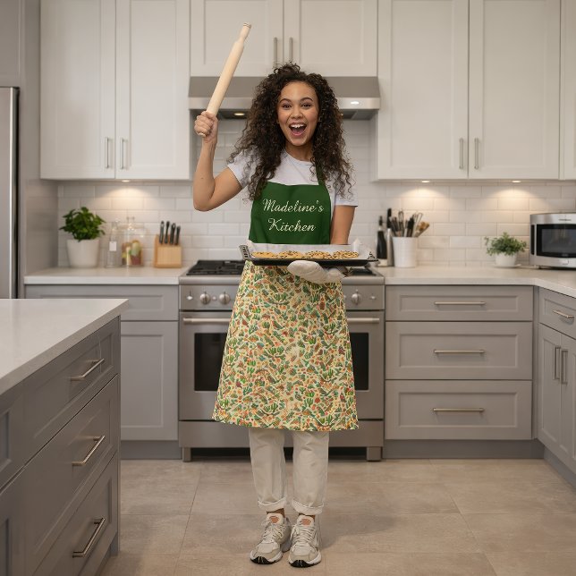 Personalisierte Boho-US-Vögel Schürze (USA Boho Birds apron)