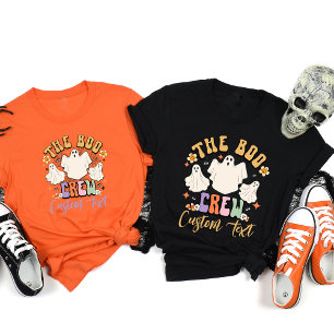 Personalisierte Boo-Crew passt Halloween-Freund zu T-Shirt