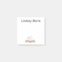 PERSONALISIERTE BOOK-Notizen Post-it Klebezettel