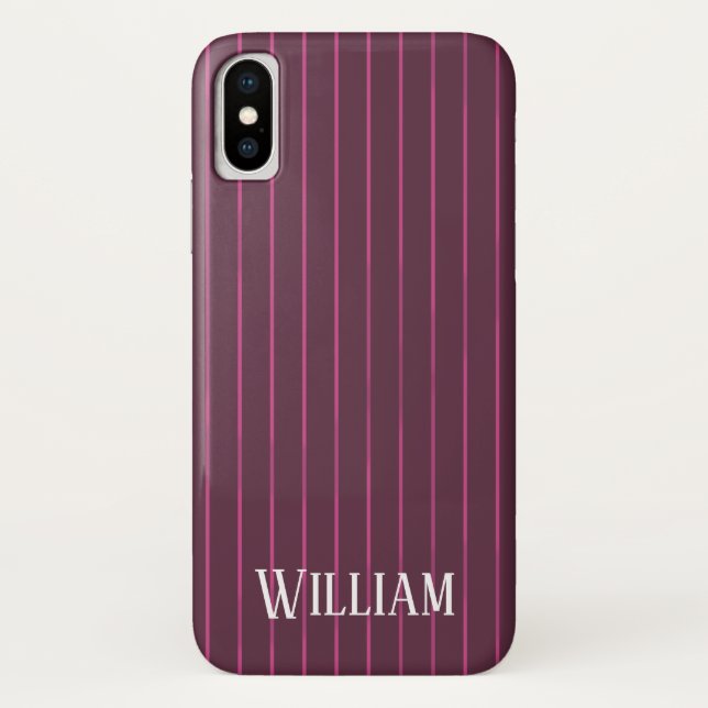 Personalisierte Bordeaux Case-Mate iPhone Hülle (Rückseite)