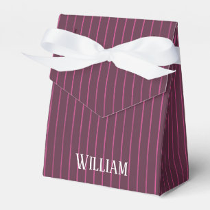 Personalisierte Bordeaux Geschenkschachtel
