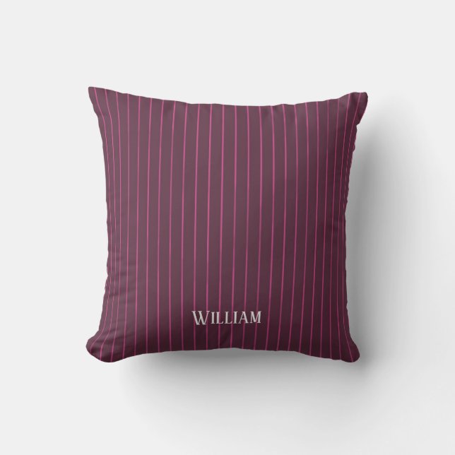 Personalisierte Bordeaux Kissen (Vorderseite)