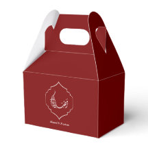 Personalisierte bordeauxrote Ramadan Kareem Gesche
