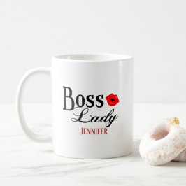 Personalisierte Boss Lady Tasse