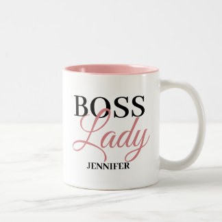 Personalisierte Boss Lady Tasse