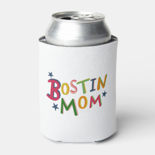 Personalisierte Bostin Mama Schwarzes Land kann kü Dosenkühler