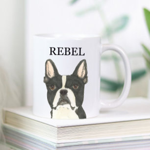 Personalisierte Boston Terrier Beverage Coaster Kaffeetasse