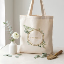 Personalisierte botanische Goldgrünpflanzen