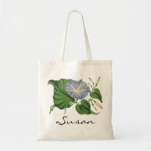Personalisierte botanische Trichterwinde-Tasche Tragetasche