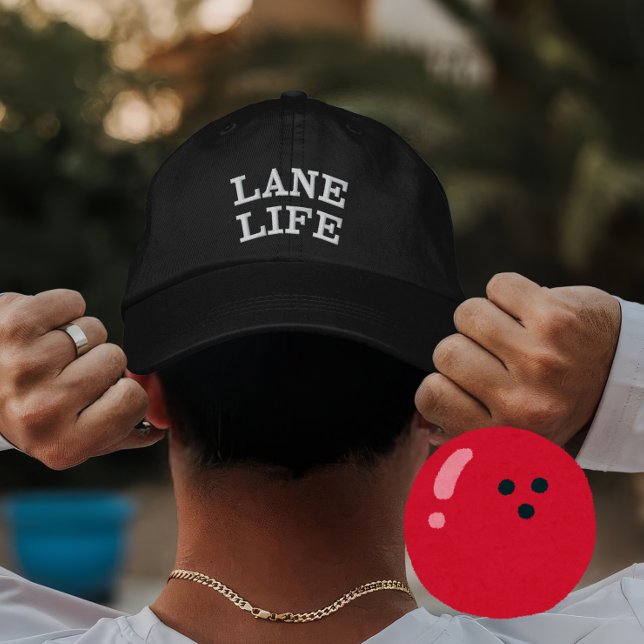 Personalisierte Bowling Lane-Lebenspende für Spiel Bestickte Baseballkappe (Von Creator hochgeladen)