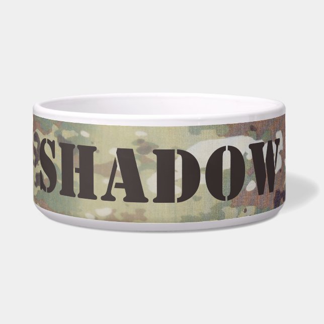 Personalisierte Bowls Army OCP Camouflage Uniform  Napf (Vorderseite)