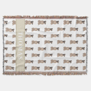 Personalisierte Boxer (Fawn Masked)  Decke