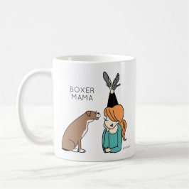 Personalisierte Boxer-Mama-Kaffee-Tasse Kaffeetasse