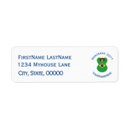 Personalisierte brasilianische Engel-Hanukkah-Flag