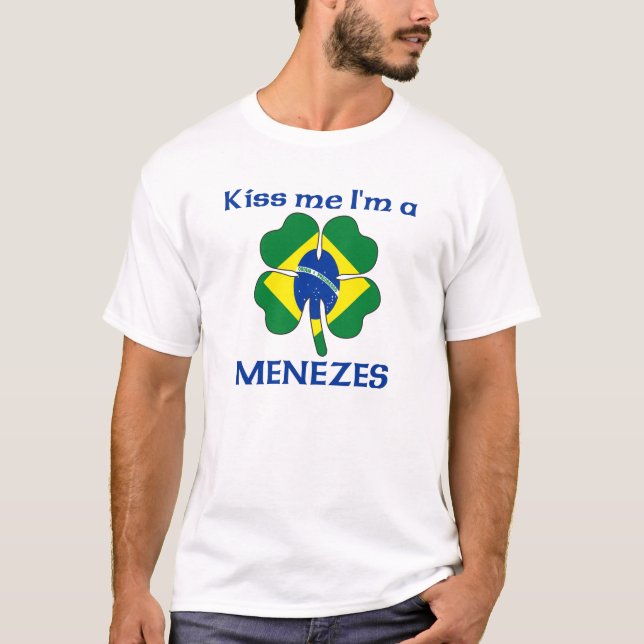 Personalisierte brasilianische küssen mich, den T-Shirt (Vorderseite)