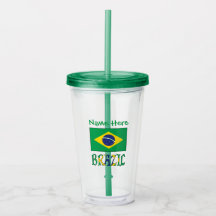 Personalisierte Brasilien-Flagge