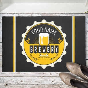Personalisierte Brauerei Bierflasche Bar Fußmatte