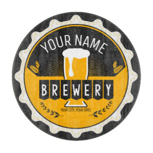Personalisierte Brauerei Bierflasche Bar Schneidebrett