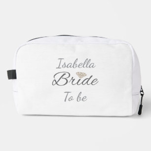 Personalisierte Braut   Elegante Hochzeitsgesellsc Waschbeutel
